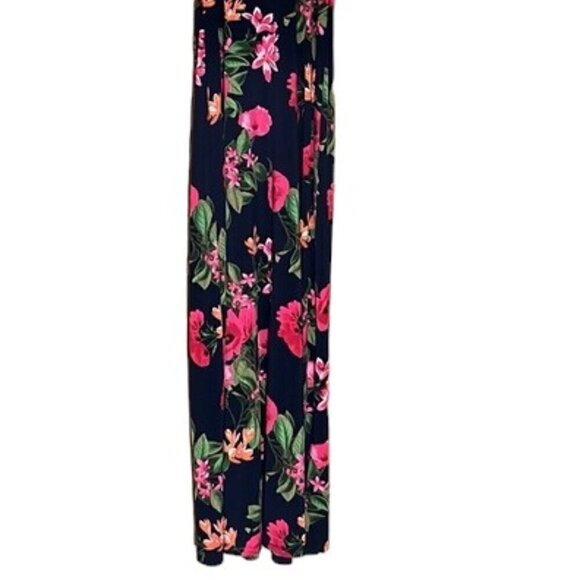 NWOT Market & Spruce Tropical Floral Faux Wrap Sleeveless Maxi Dress Size Medium - Picture 7 of 11